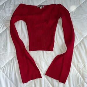 Red sweater